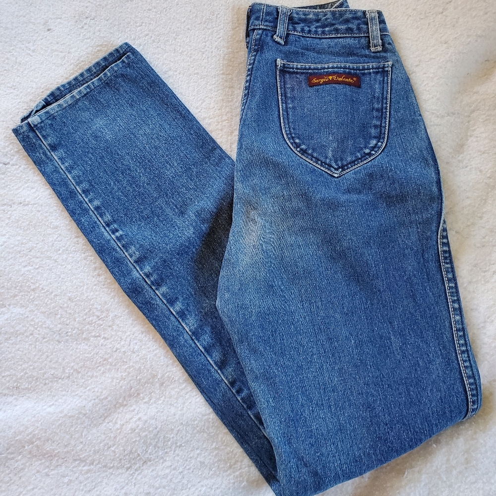 Sergio Valente Vtg Straight Leg Jeans, Sz 9/10